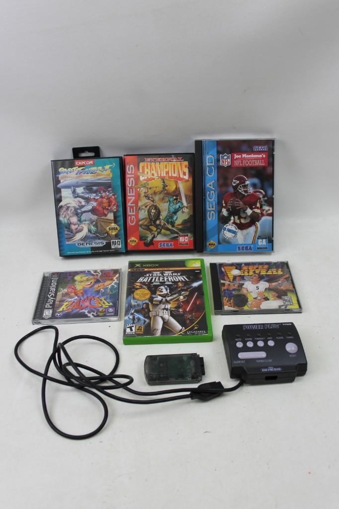 Misc. Video Game Lot Genesis, Street Fighter 2 Sega CD (1 of 4)