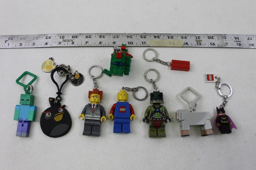 Lego, Minecraft and Angry Birds Key Chains: Lego, Minecraft and Angry Birds Key Chains