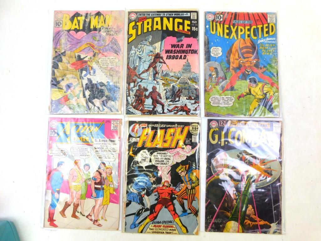 Lot of 6 old comic books Batman Adam Strange Adventures (1 of 3)