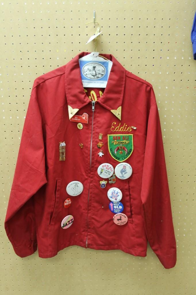 Shriner's Ben Ali Temple Circus Jacket with buttons/ (1 of 4)
