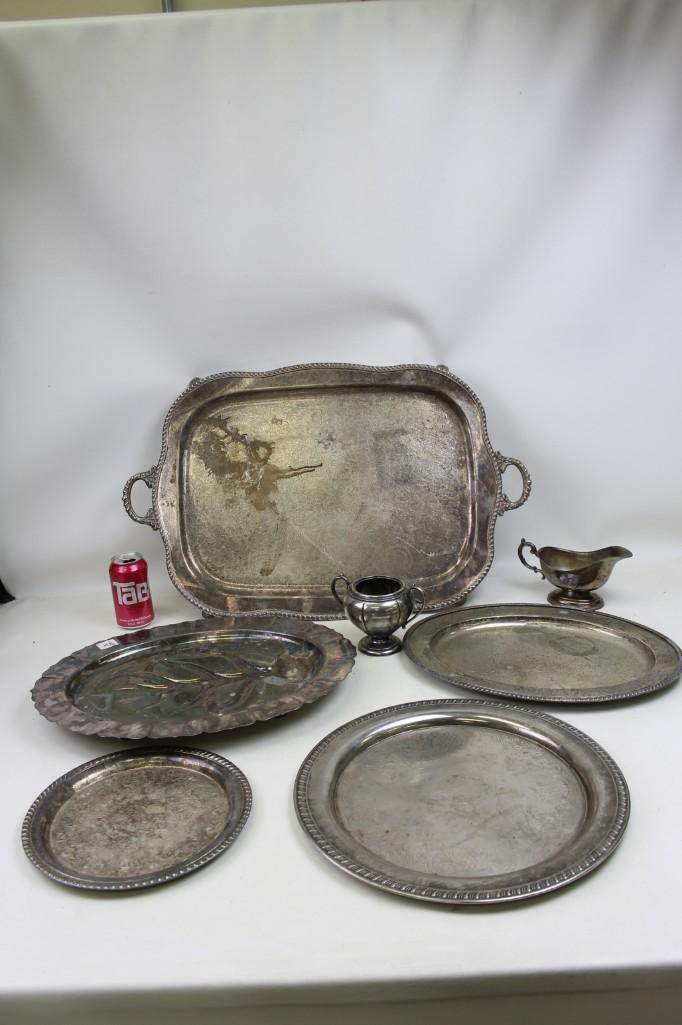 Large Lot of Silver Plate items (1 of 3)