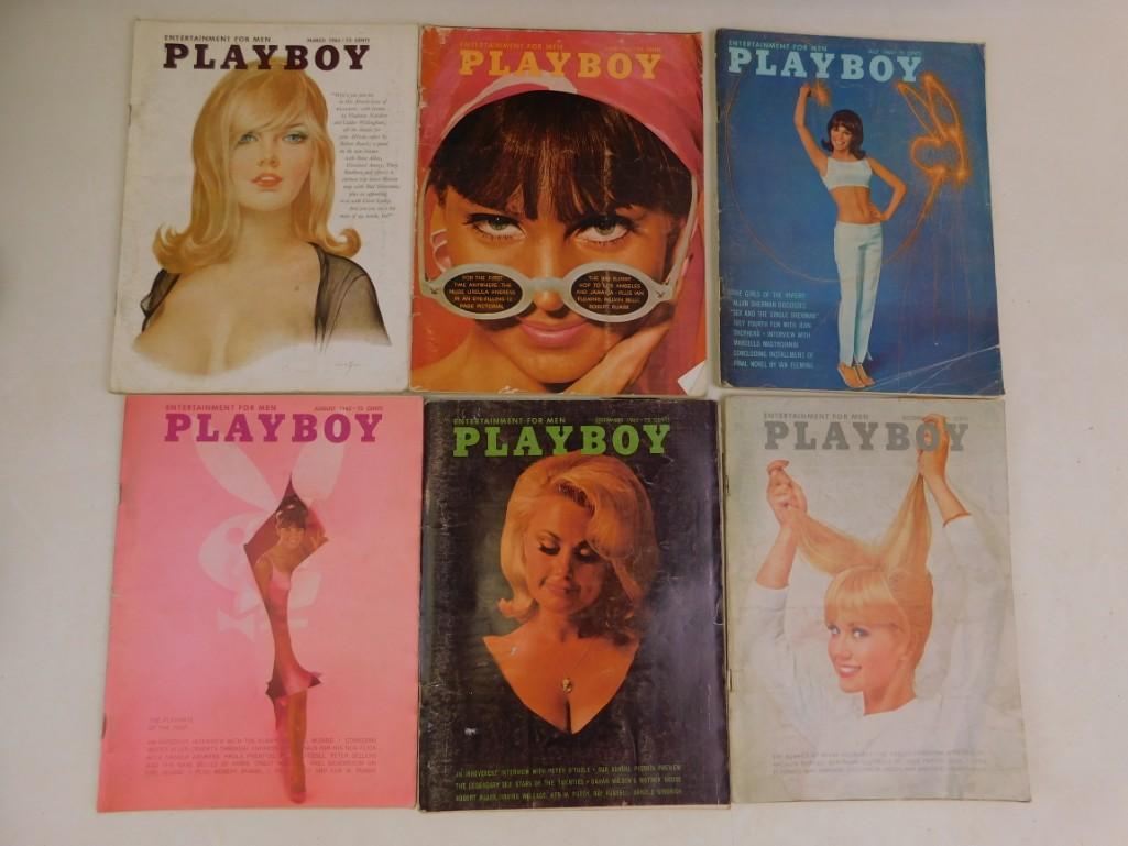 Lot of 6 Playboy Magazines from 1965 (1 of 1)