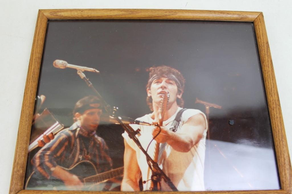 Framed Bruce Springsteen Photo: Framed Bruce Springsteen Photo