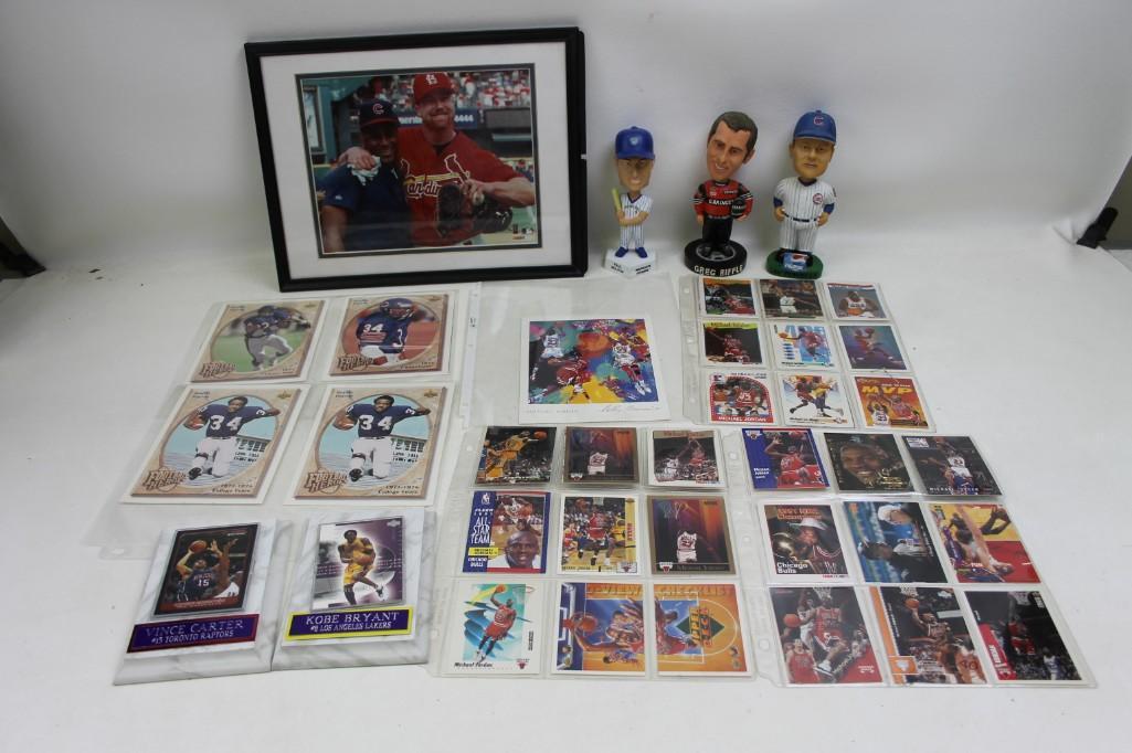 Large Sports Lot! Michael Jordan, Walter Payton, Leroy (1 of 5)