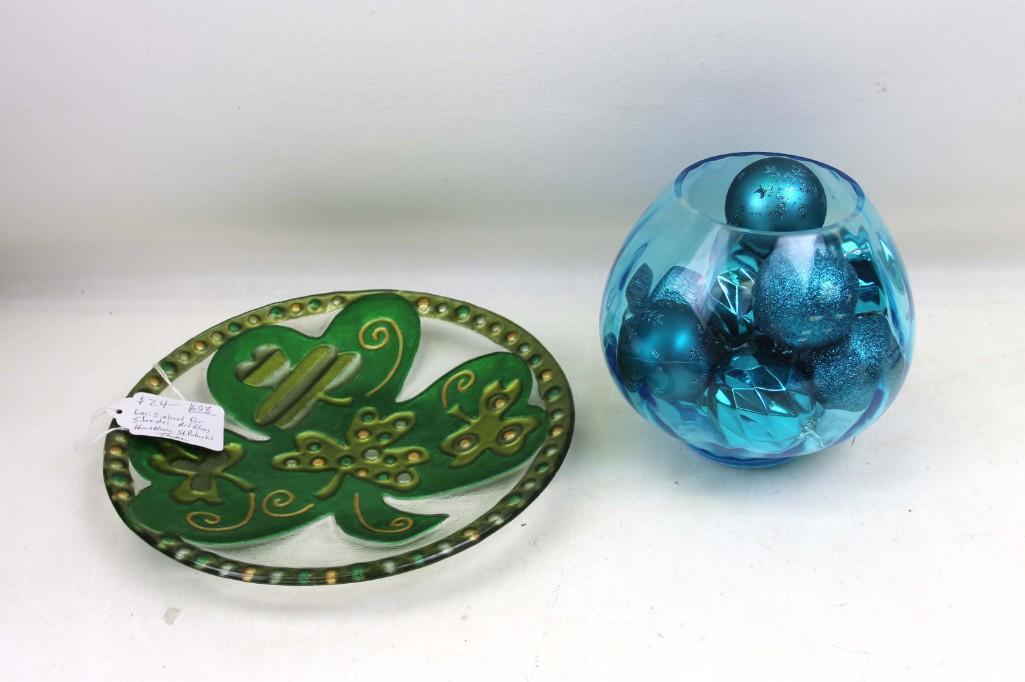 Collectors Glass Lot and Plate (1 of 2)