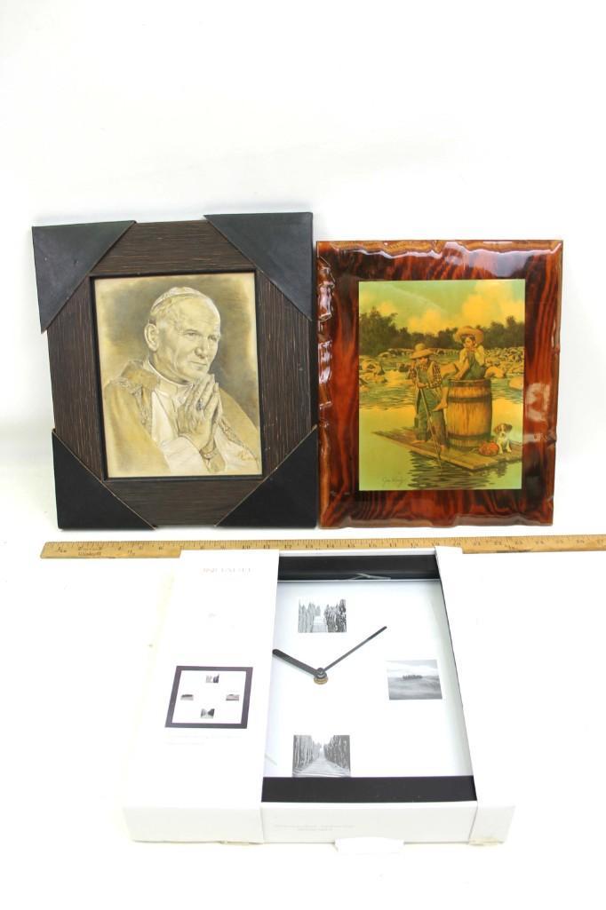 Huckleberry Finn Print , Framed Pope John Paul II Print (1 of 6)