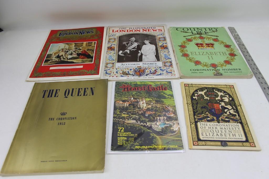 Lot of 6 Vintage Books about England / Queen Elizabeth (1 of 9)