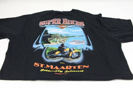 Harley Davidson Super Bikes St. Martin XXL T-Shirt: Harley Davidson Super Bikes St. Martin XXL T-Shirt