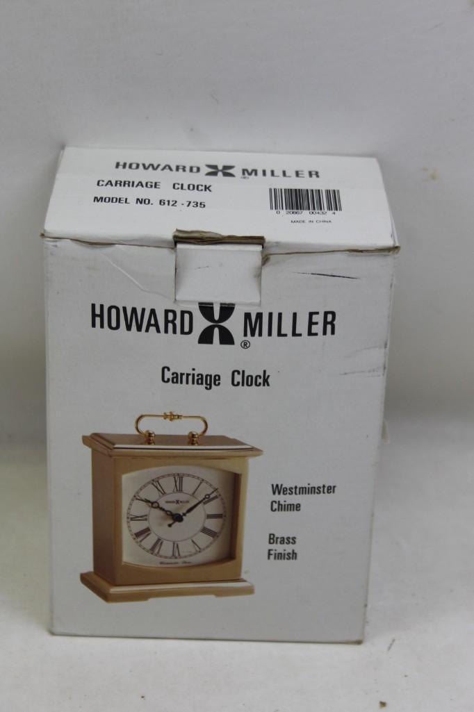 Howard Miller Carriage Clock with Westminster Chime (1 of 4)