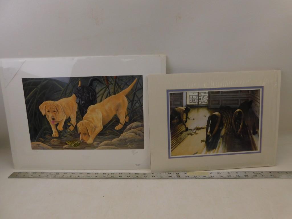 2 prints Jeff Renner Froggin' 422/950 Signed and (1 of 8)