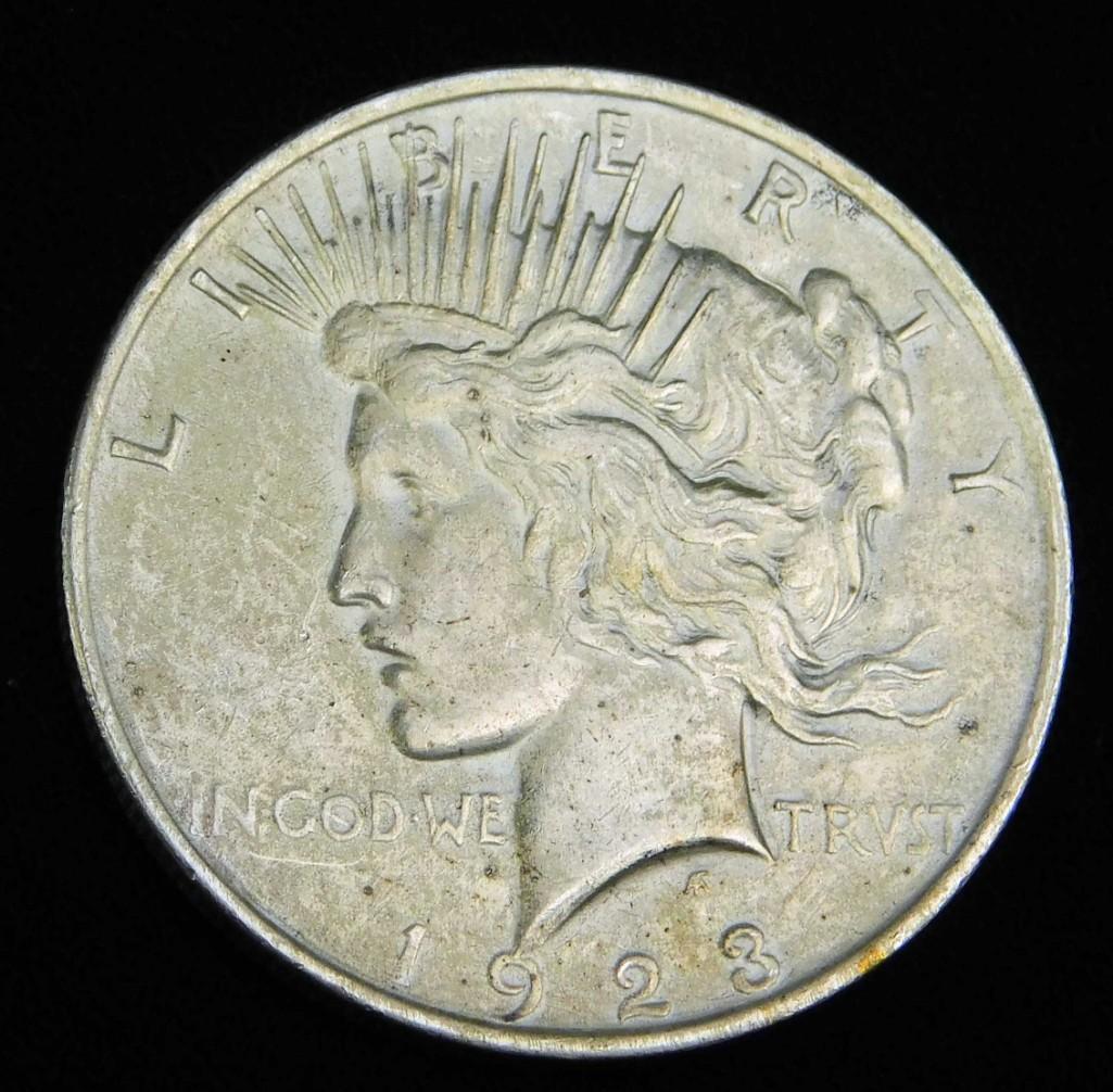 1923-P Silver Peace Dollar (1 of 2)