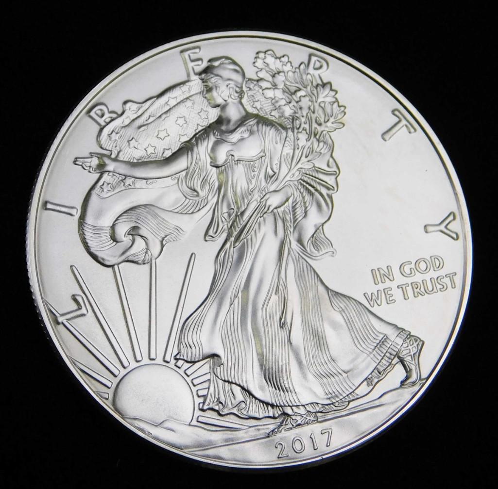 2017 BU American Silver Eagle (1 of 2)