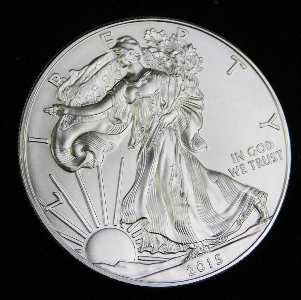 2015 BU American Silver Eagle (1 of 2)