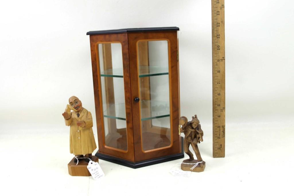 Lot of 2 Wooden Figures incl Anton Fischer Oberammergau (1 of 5)