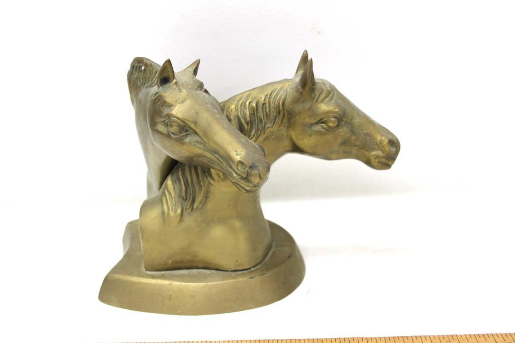 Brass Horse Wall Hanging Decor (1 of 5)