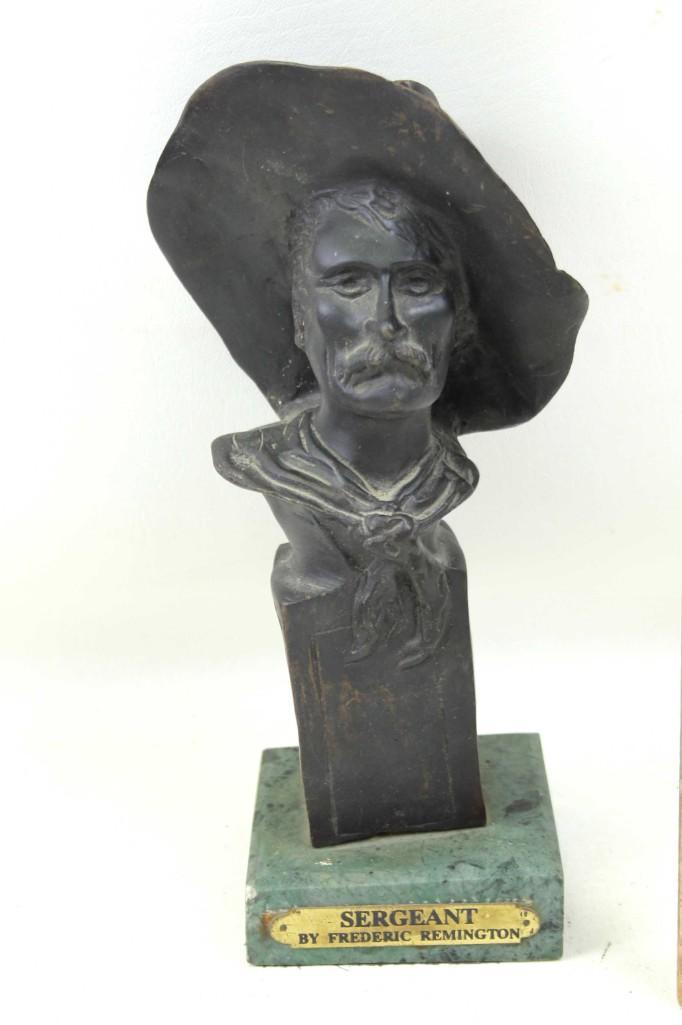 Sergeant Bronze Sculpture - Repro Frederic Remington (1 of 13)
