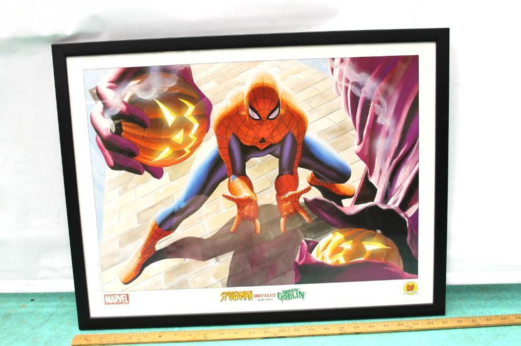 Framed Spiderman Poster (1 of 2)