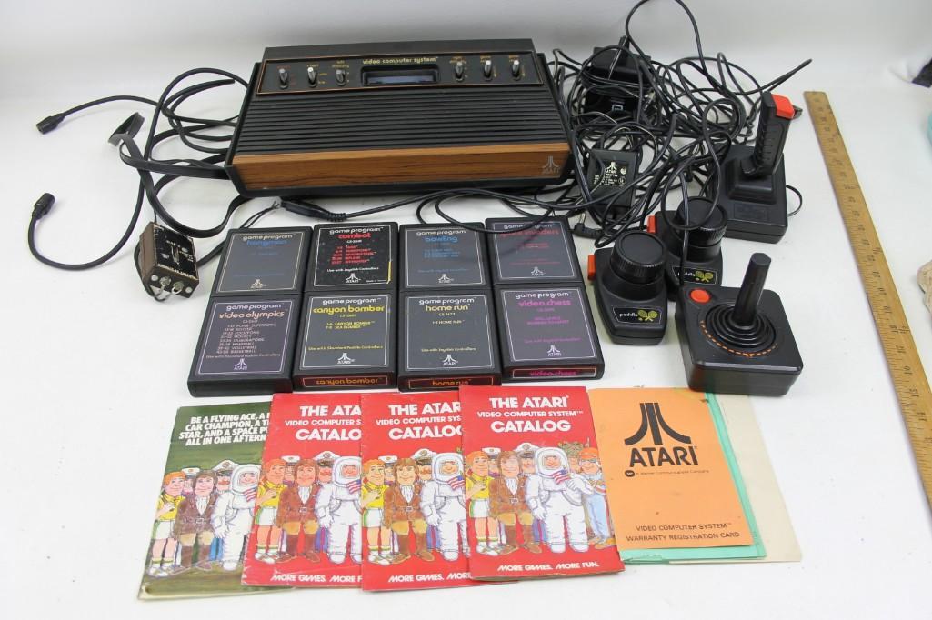 Atari 2600 with 8 games, controllers, etc. (1 of 7)