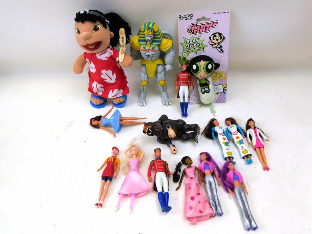 Toy Lot Lilo & Stitch, Power Puff Girls Doll Figurines: Toy Lot Lilo & Stitch, Power Puff Girls Doll Figurines including McDonald's, etc.