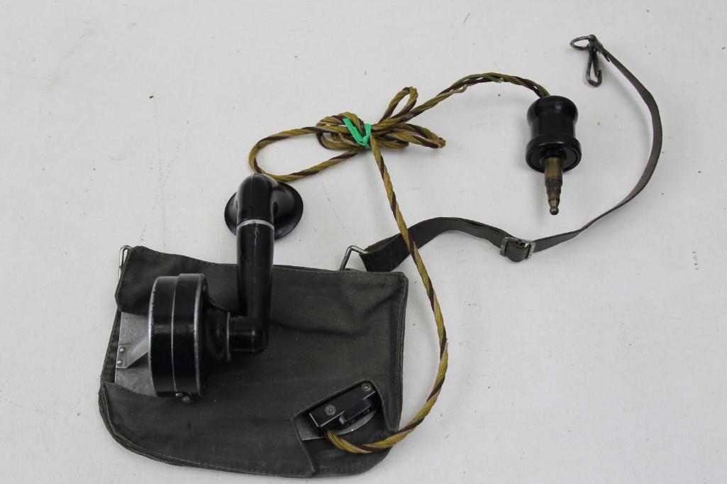 WW II German Tanker Hands Free Communication Microphone: World War II German Tanker Hands Free Communication Microphone
