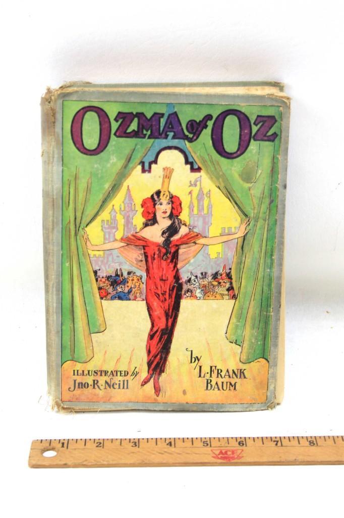 Ozma of Oz Book by L. Frank Baum: Ozma of Oz Book by L. Frank Baum Illustrated by Jno R Neill Copyright 1907 Condition: rough