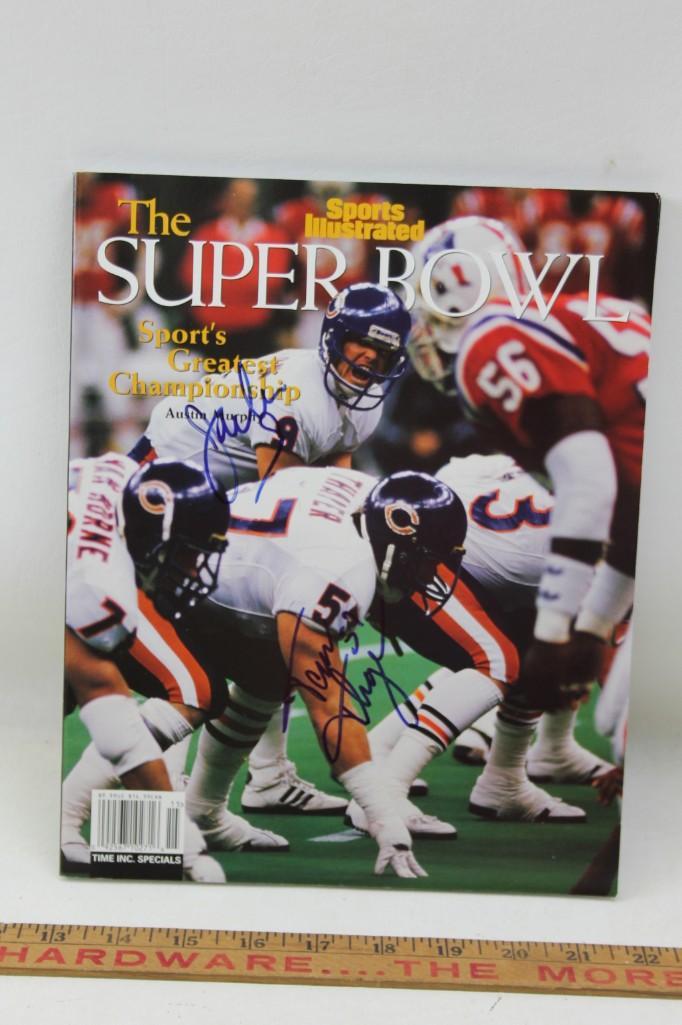 Jim McMahon and Tom Thayer Autographed Magazine: Jim McMahon and Tom Thayer Autographed Magazine McMahon is known as 'The Punky QB' according to that song... No COA