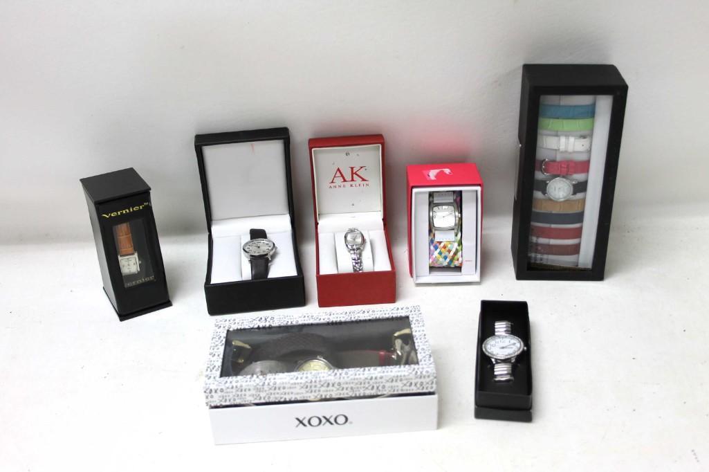Lot of Watches incl Anne Klein , Vernier , XOXO , Etc: Lot of Watches incl Anne Klein , Vernier , XOXO , Etc