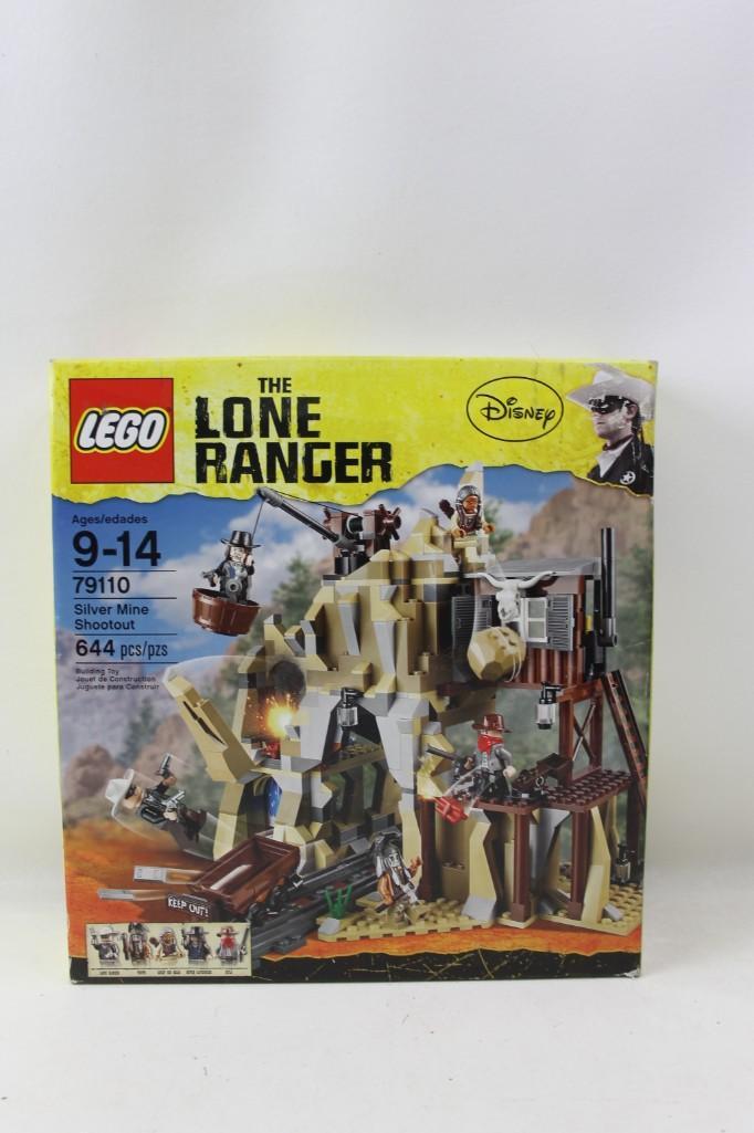 Lego Lone Ranger Set with Box: Lego Lone Ranger Set with Box Looks like it has been resealed, but appears complete.