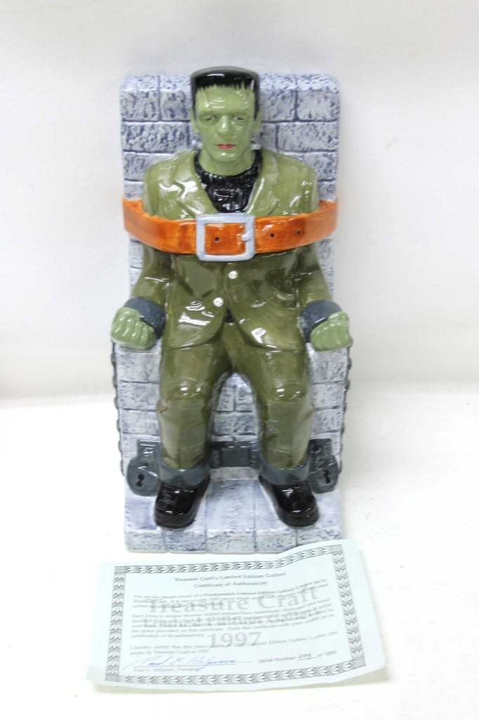 Vintage Frankenstein Limited Edition Gallery Cookie Jar: Vintage Frankenstein Limited Edition Gallery Cookie Jar by Treasure Craft 009/1000 Halloween Decor