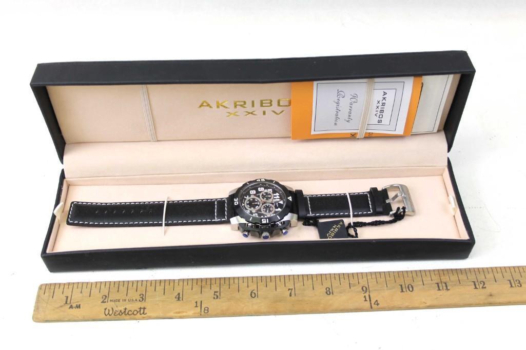 Akribos XXIV Watch in Original Box (1 of 5)