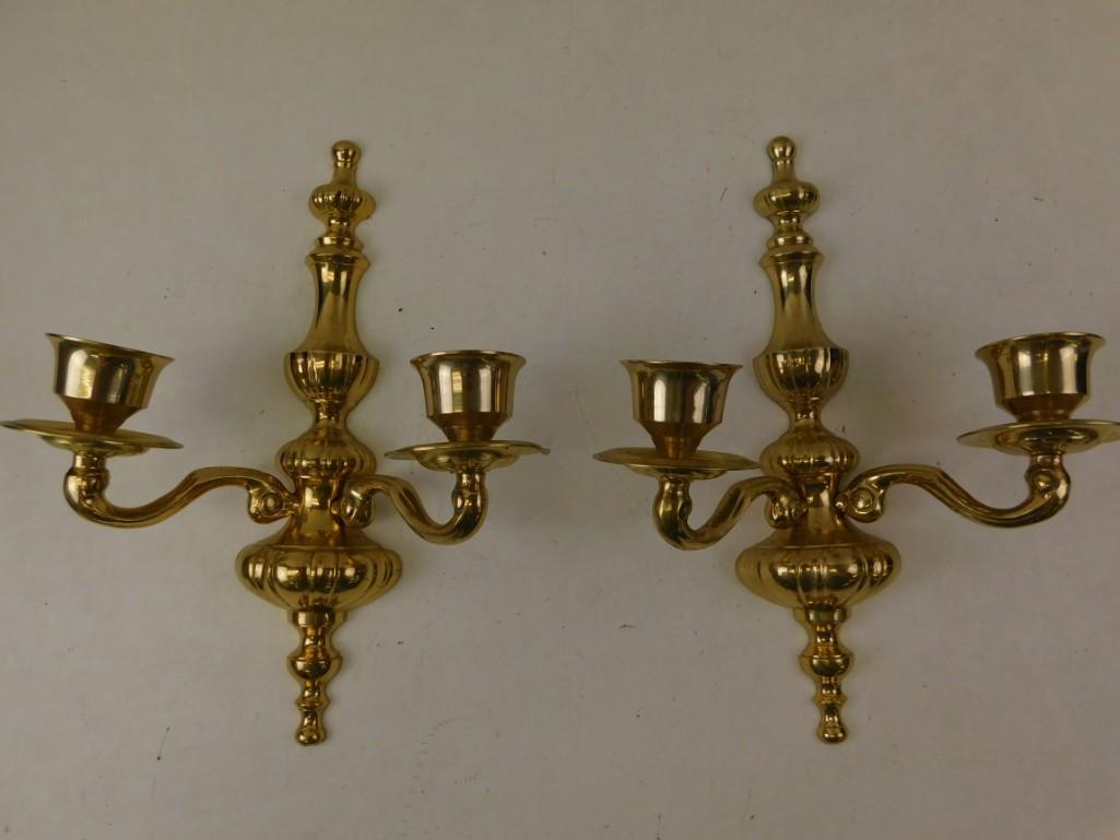 Set of 2 Wall Sconces Candle Holders (1 of 2)