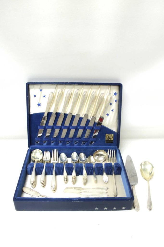 Silverplate Flatware Set 1847 Rogers Bros. (1 of 7)