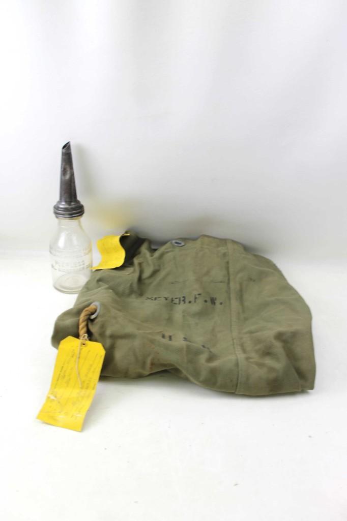 Vintage Peerless Oil Bottle with Cap and Master Spout (1 of 5)