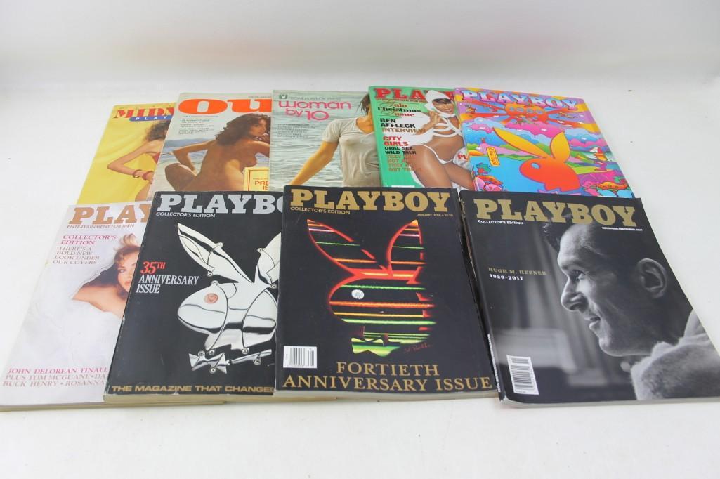 Lot of Adult Magazines including 1st issue of Oui and (1 of 3)