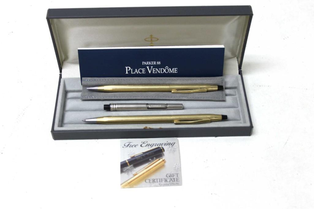 Parker 88 Place Vendome Pen Set with Case (1 of 3)