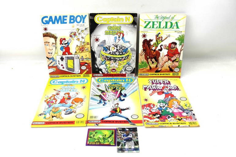 Lot Of Vintage Captain N, Game Boy, Zelda And Super