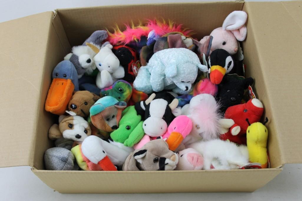 Lot of Beanie Babies: Lot of Beanie Babies includes all of the cutest ones.