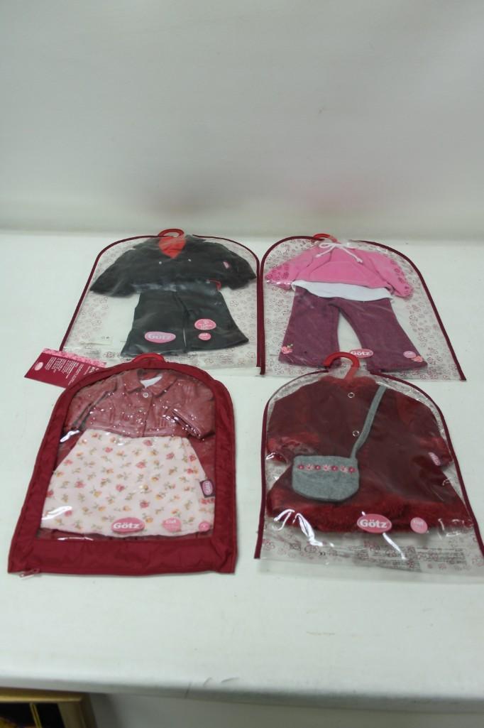 Lot of 4 sets of Gotz Baby Clothes: Lot of 4 sets of Gotz Baby Clothes