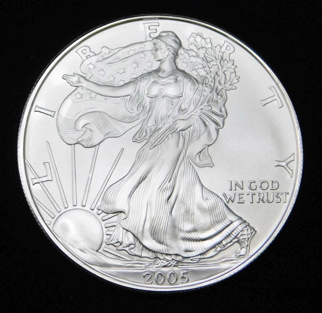 2005 BU American Silver Eagle (1 of 2)