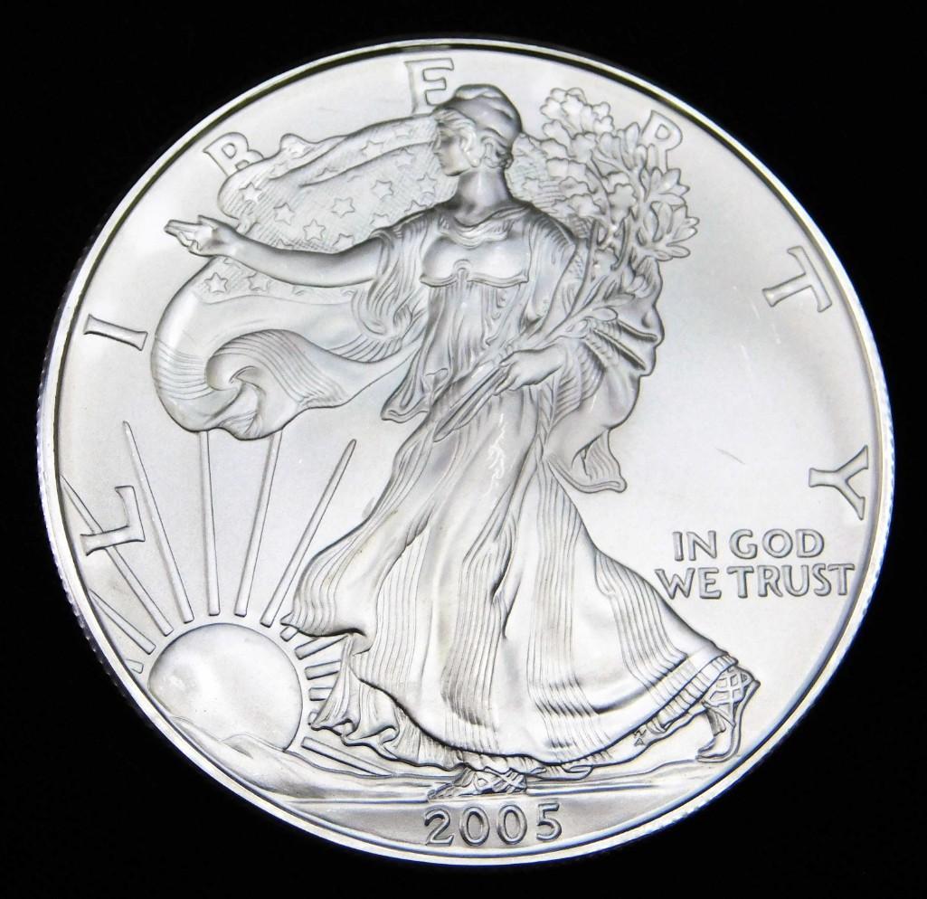 2005 BU American Silver Eagle (1 of 2)