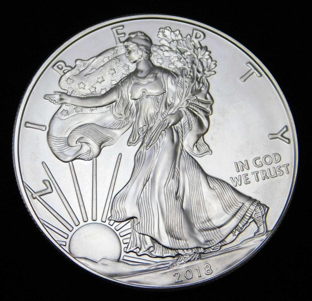 2018 BU American Silver Eagle (1 of 2)