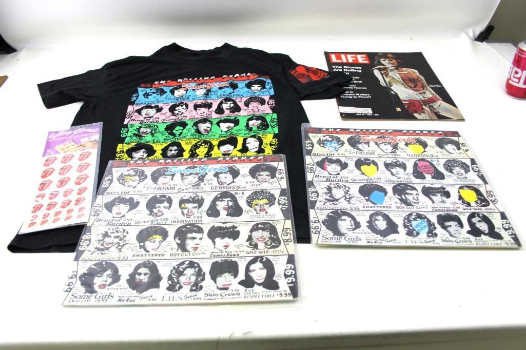 Lot of Rolling Stones Items incl Concert T-Shirt , (1 of 7)