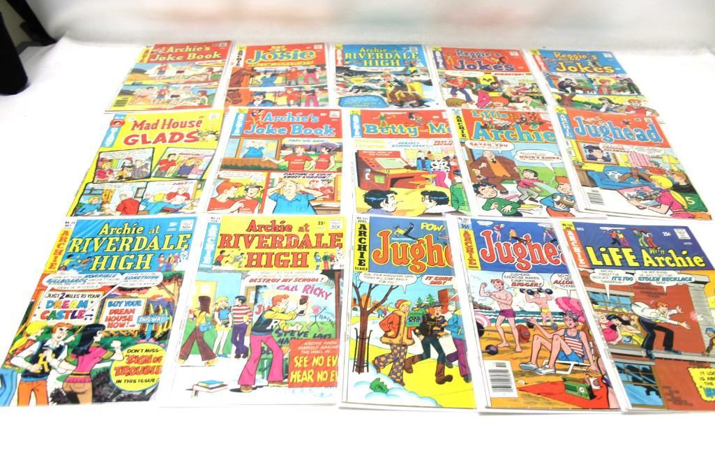 Lot of 15 Vintage Comic Books incl Archie , Josie and (1 of 3)