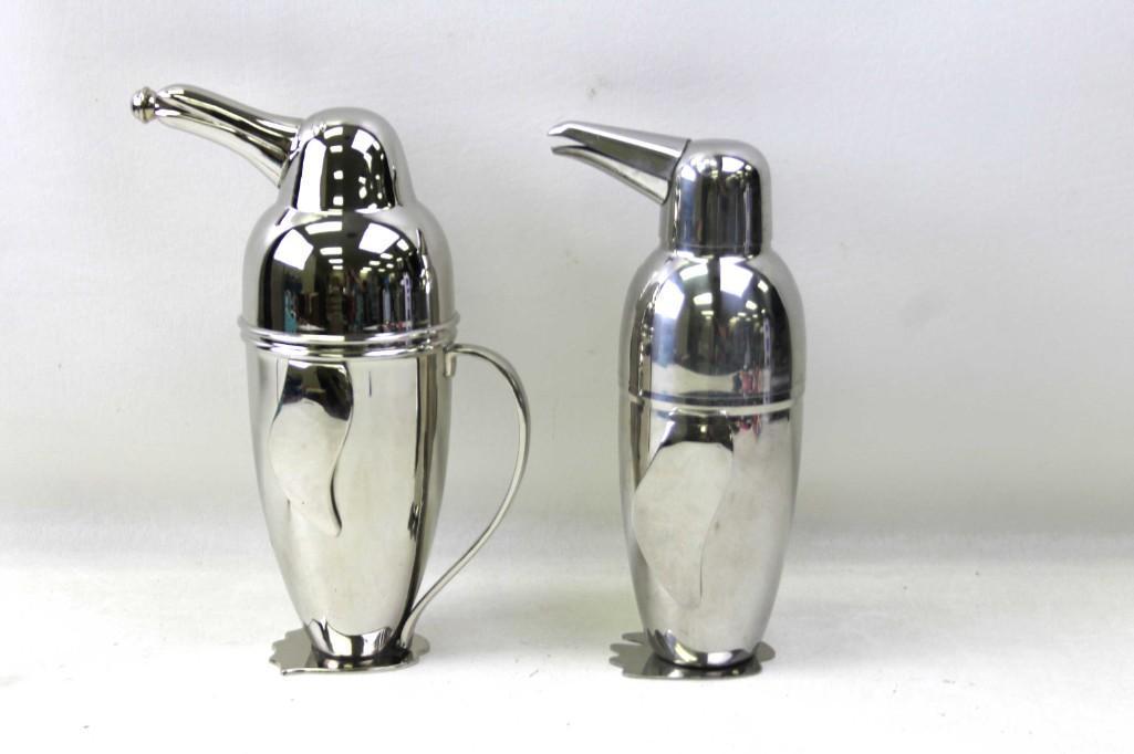 Lot of 2 Penguin Cocktail Shakers (1 of 5)