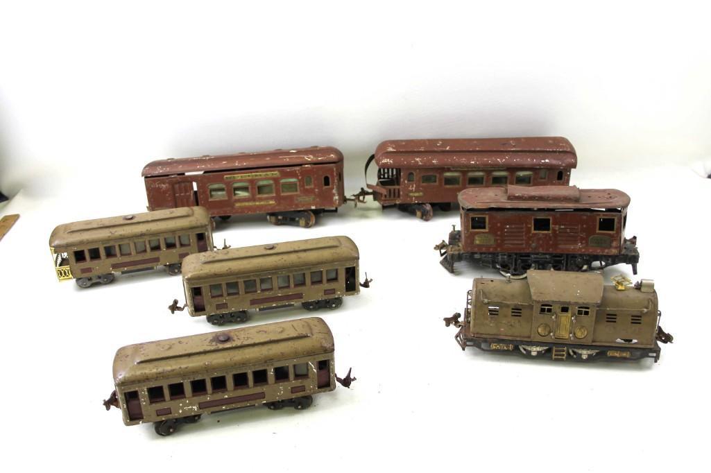 Lot of Antique Prewar Toy Trains incl Lionel 254 (1 of 14)