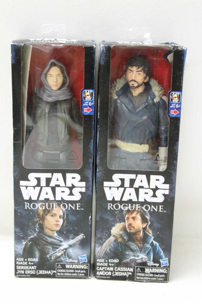 2 Star Wars Action Figure Dolls incl Rogue One Captain (1 of 2)