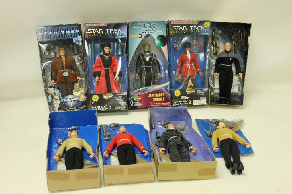Lot of 9 Playmates Star Trek 1987 Collector Series 9" (1 of 4)