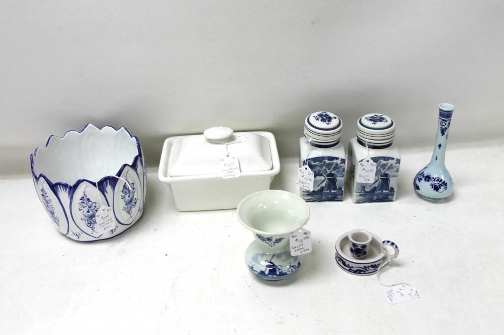 Lot of Delft and other Ceramic Dishes etc. (1 of 7)