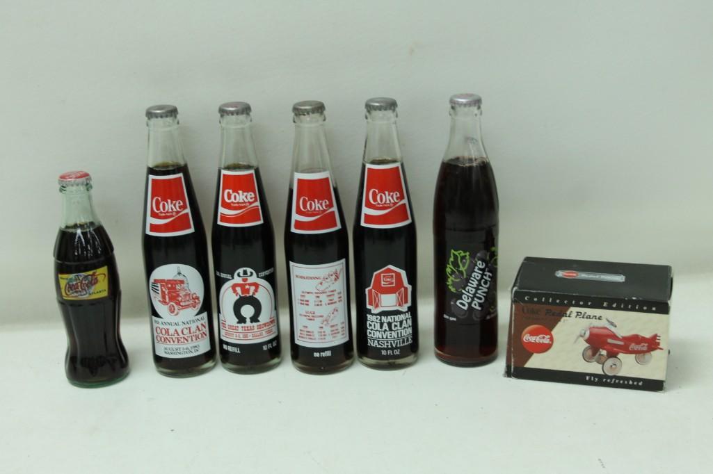 Vintage Coca Cola Bottle Lot with other things (1 of 4)