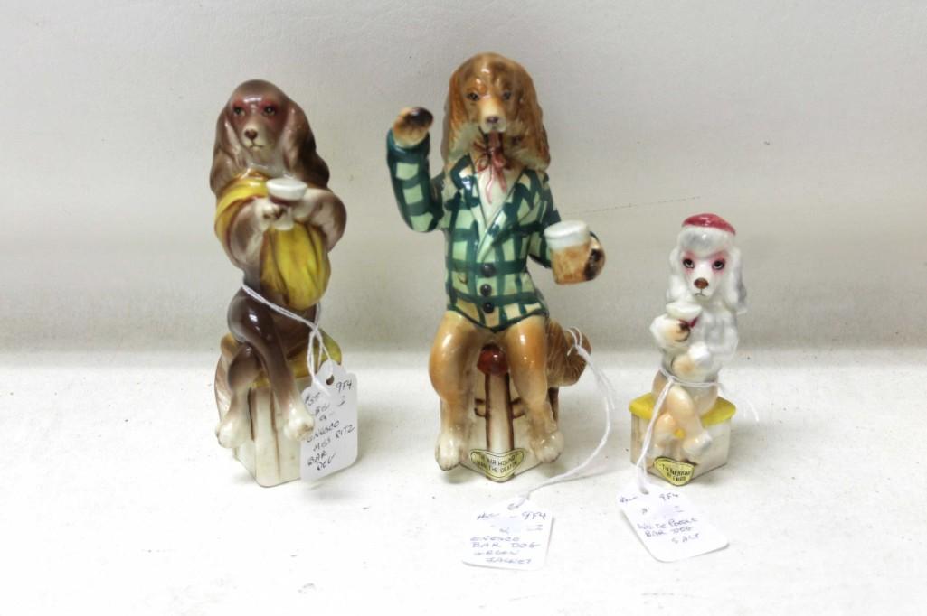 Lot of 3 Enesco Dog Figurines (1 of 4)